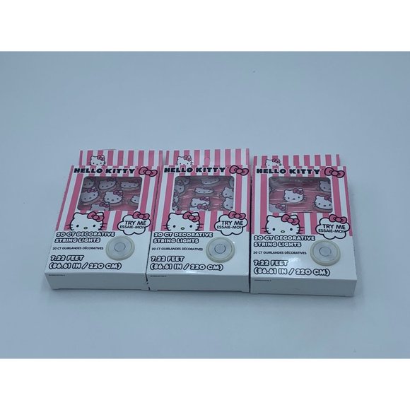 Hello Kitty Mini String Lights 3 Sets - Picture 2 of 8